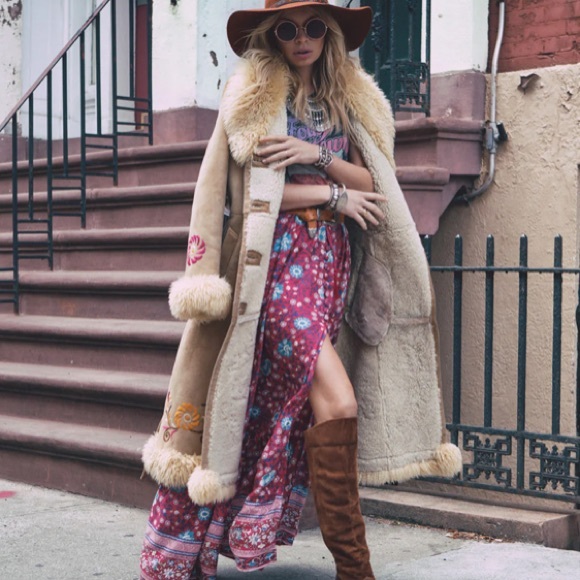 Spell Folktown Skirt in Wine - XL - Picture 6 of 14